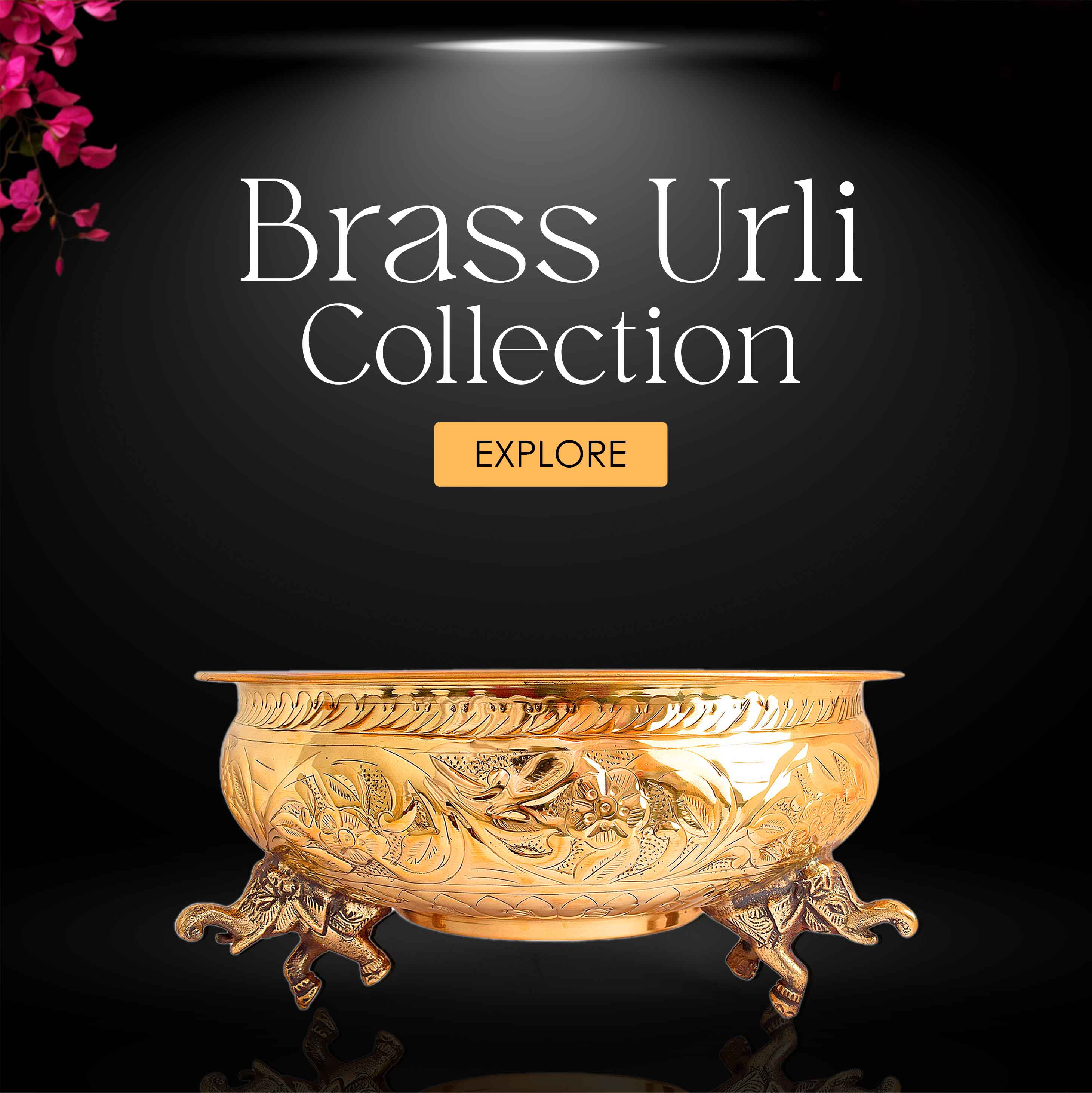Decorative Brass Urli