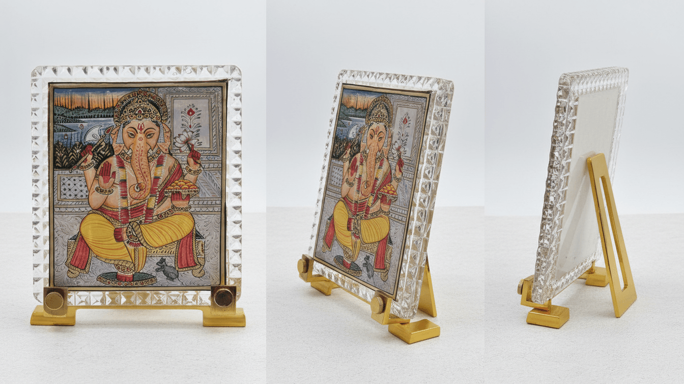 Crystal Ganesh Idol