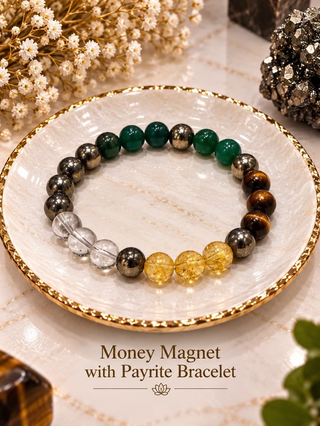 Money Magnet With Pyrite Bracelet - Image 1