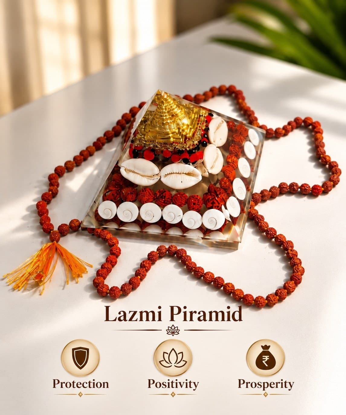 Laxmi Pyramid — Gomati Chakra & Cowrie - Image 1