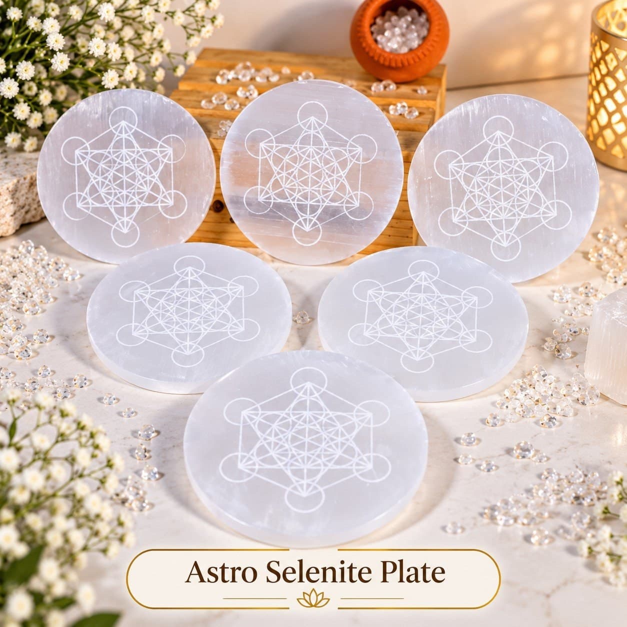 Astro Selenite Plate - Image 1