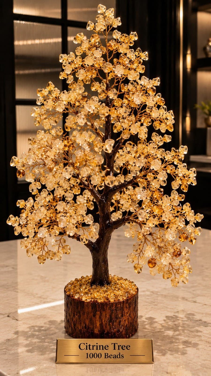 Citrine Tree - 1000 Beads