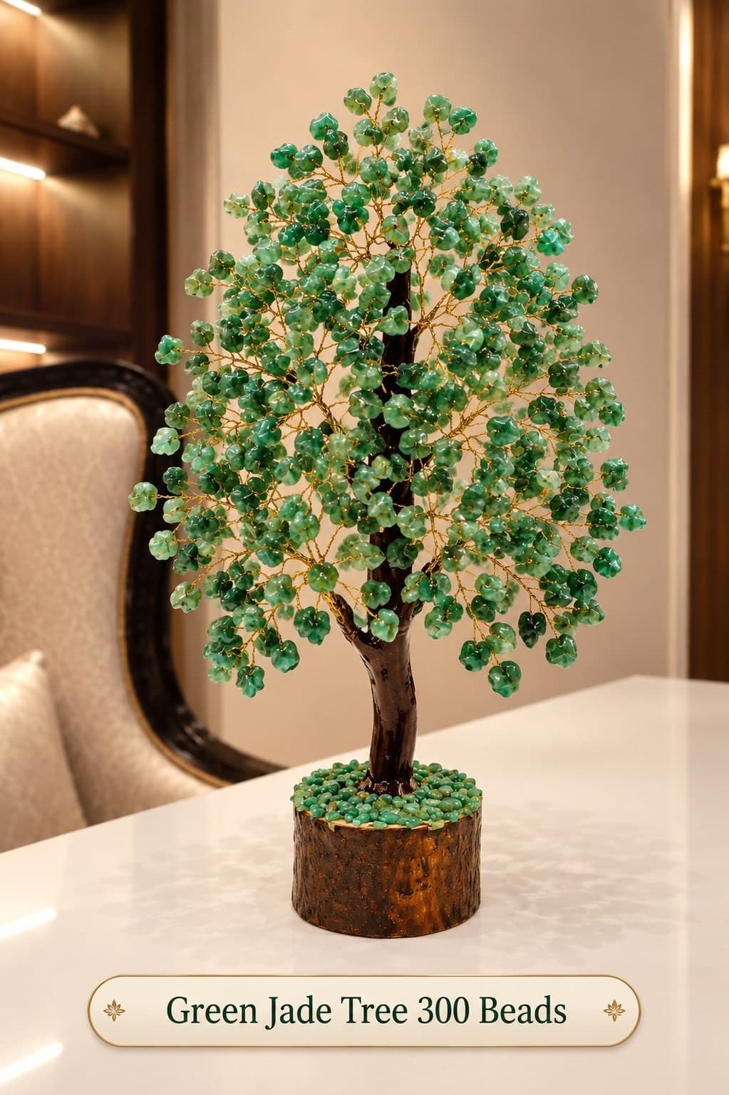 Green Jade Tree - 300 Beads