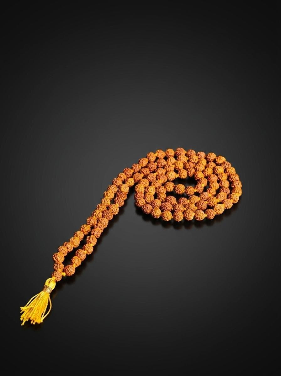 Rudraksha Golden Mala - Image 1